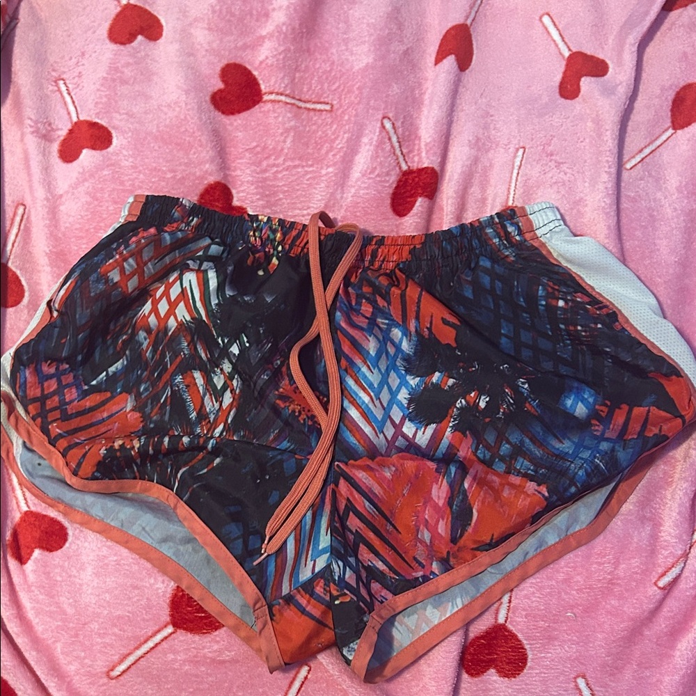 Dynamic Multicolor Women's Athletic Shorts
